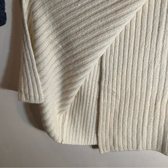 BROCHU WALKER Sz S Flavie Skirt Faux Wrap Ribbed Knit Wool Cashmere Blend NEW - Picture 4 of 9